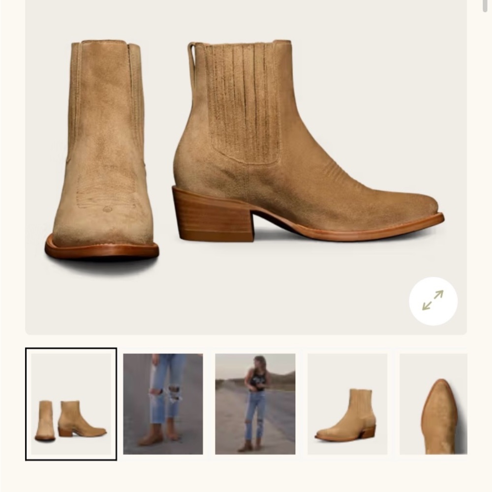 Tecovas Brown Tan Ankle Boots Chelsea Style
